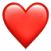Heart emoji